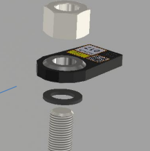 Diseño de sensor tipo copa para pernos